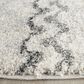 Safavieh Retro RET2136-1180 6" Round Cream and Grey Area Rug, , large