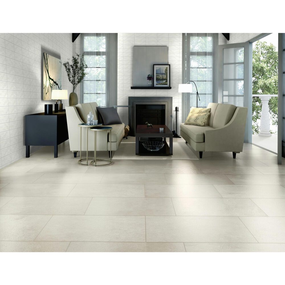Dal-Tile Mythology Santorini 4&quot; x 12&quot; Undulated Ceramic Tile, , large