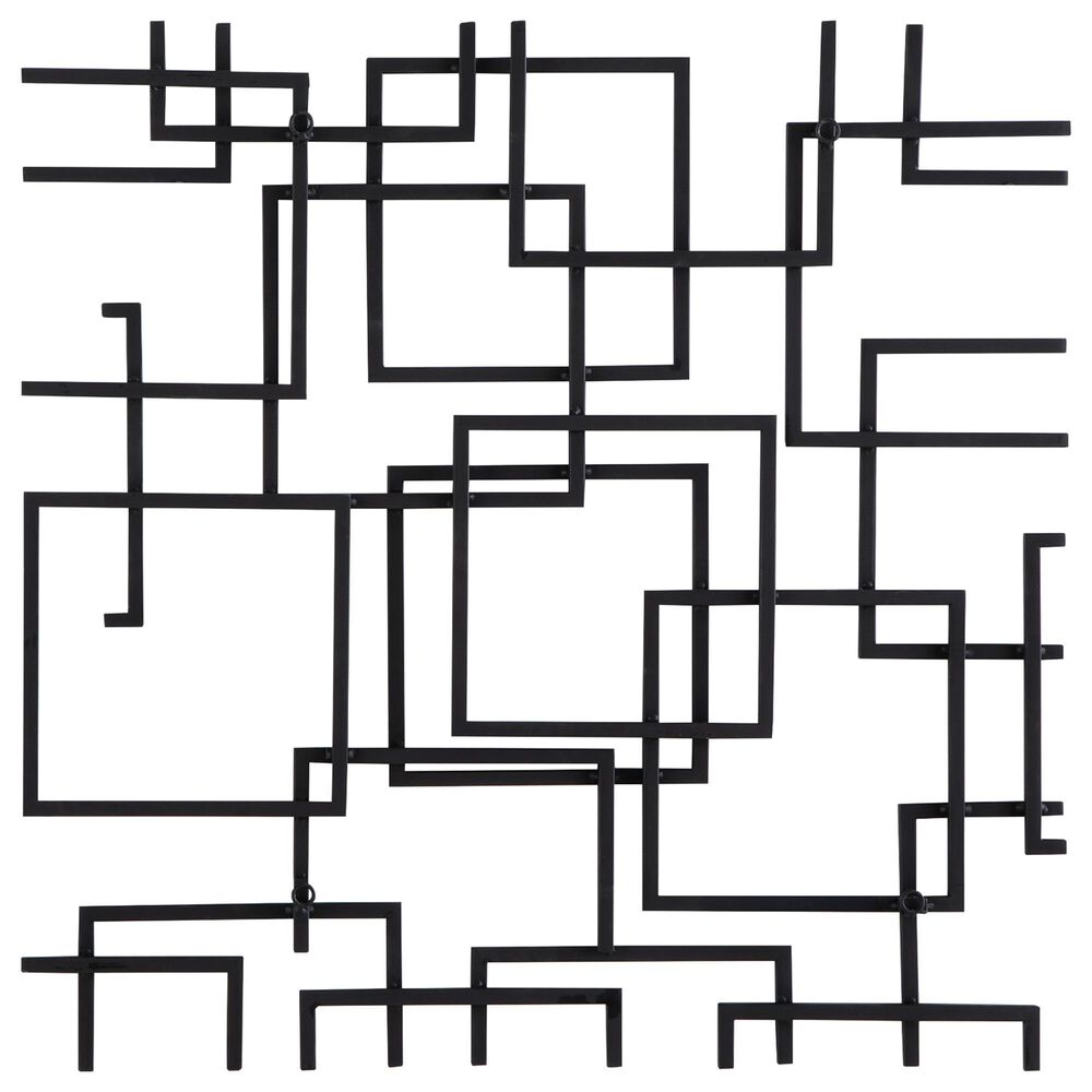 Ashley Aadanton 26" x 26" Wall Decor in Black, , large