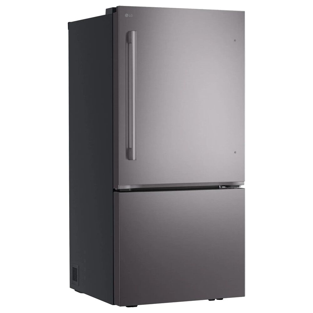 LG 26 Cu. Ft. Bottom Freezer Refrigerator in Black Stainless Steel, , large