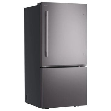 LG 26 Cu. Ft. Bottom Freezer Refrigerator in Black Stainless Steel, , large