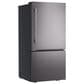 LG 26 Cu. Ft. Bottom Freezer Refrigerator in Black Stainless Steel, , large