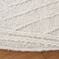 Safavieh Natura NAT333A 6" Round Ivory and Black Area Rug, , large