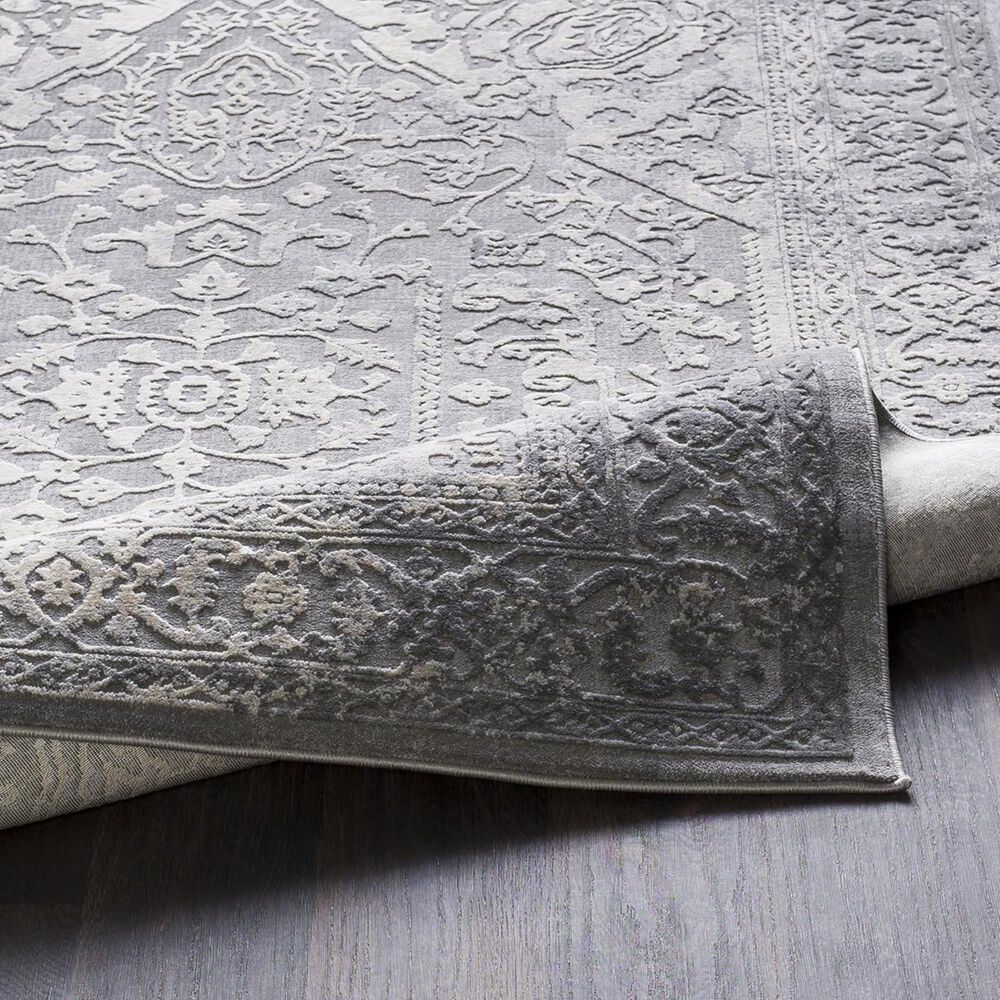 Surya Tibetan TBT-2300 7&#39;10&quot; x 10&#39;3&quot; Charcoal, Ivory and Khaki Area Rug, , large