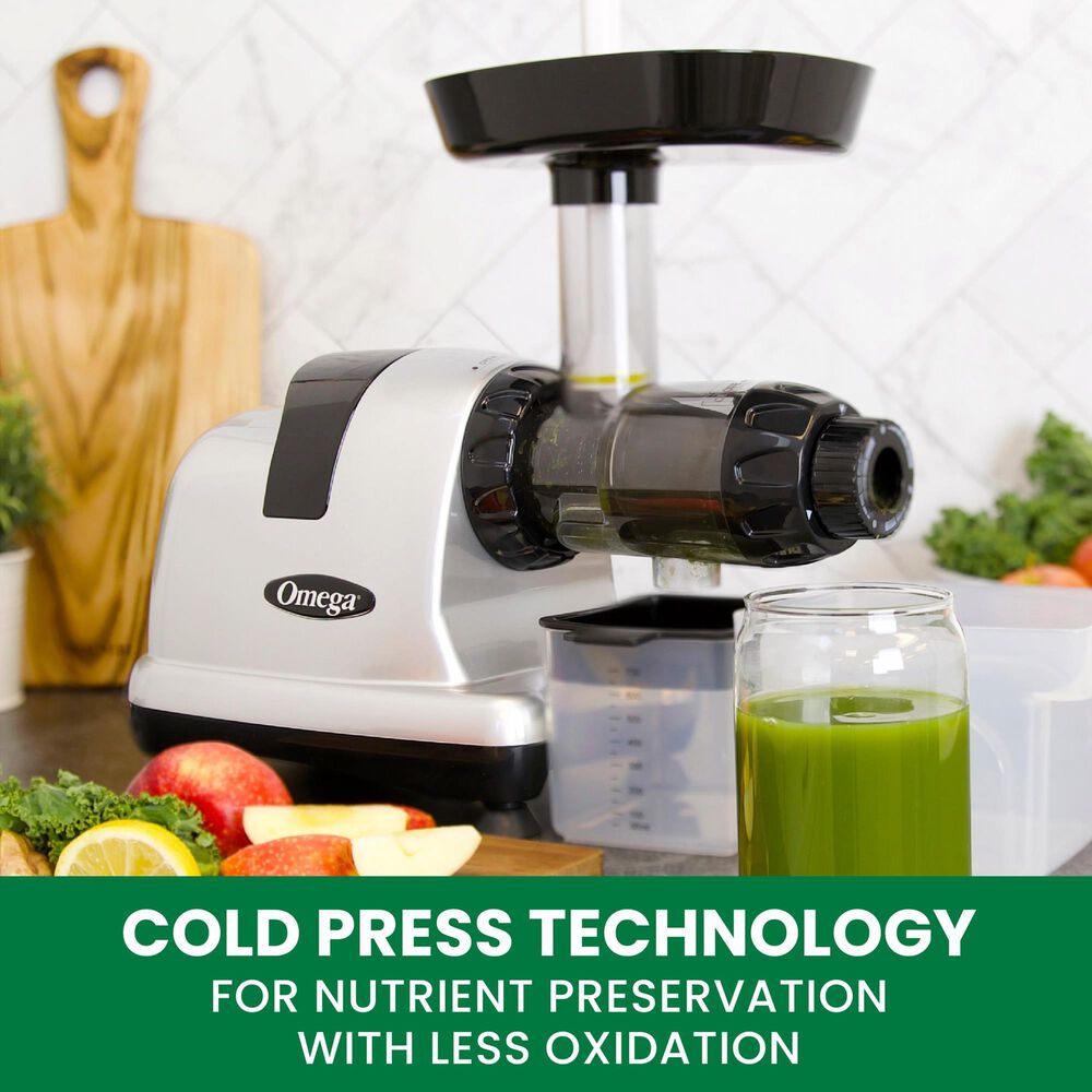 Excalibur All-in-One Nutrition System Cold Press Juicer in Silver, , large