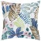 J. Queen New York Rainforest 18" Square Throw Pillow in Teal, , large