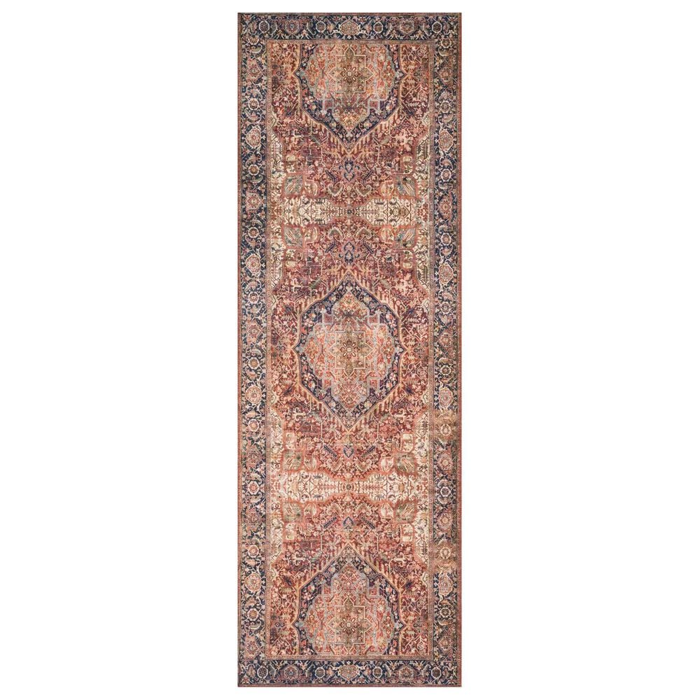 Loloi II Layla LAY-08 2"6" x 7"6" Red and Navy Runner, , large