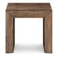Vantage Stockyard Square End Table in Smoaked Brown, , large