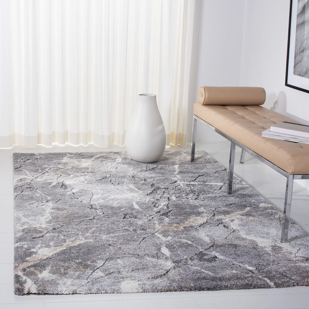 Safavieh Cyrus Shag CYR114G 9&#39; x 12&#39; Grey and Beige Area Rug, , large