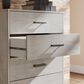 Ashley Shawburn 5-Drawer Chest in Light Gray, , large