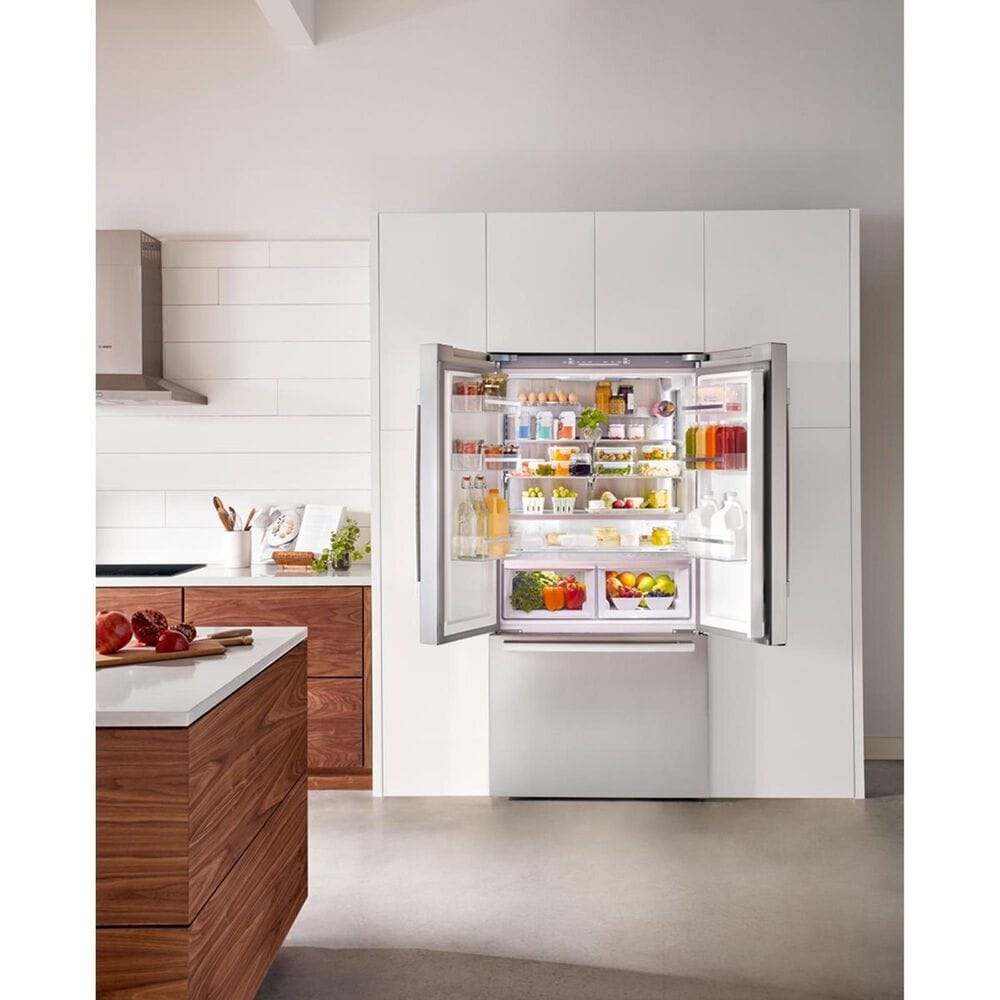 Bosch 36&quot; French Door 3-Door Refrigerator in Stainless Steel, , large