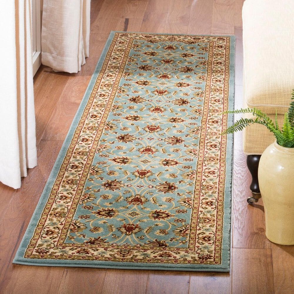 Safavieh Lyndhurst LNH553 2&#39;3&quot; x 8&#39; Blue and Ivory Runner, , large