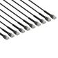 Manhattan Cat6 3" Stranded U/UTP FlexiBoot Slim Network Patch Cable in Black (Set of 10), , large
