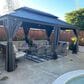 HOMLUX 24-ft x 12-ft Double Roof Outdoor Patio Gazebo in Gray with Hardtop Roof (Screen Included), , large
