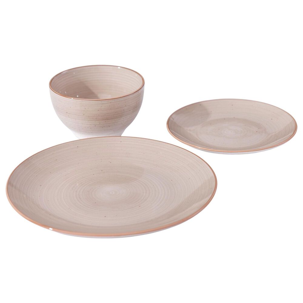 Gibson Overseas, Inc Stonebury 12-Piece Dinnerware Set in Taupe, , large
