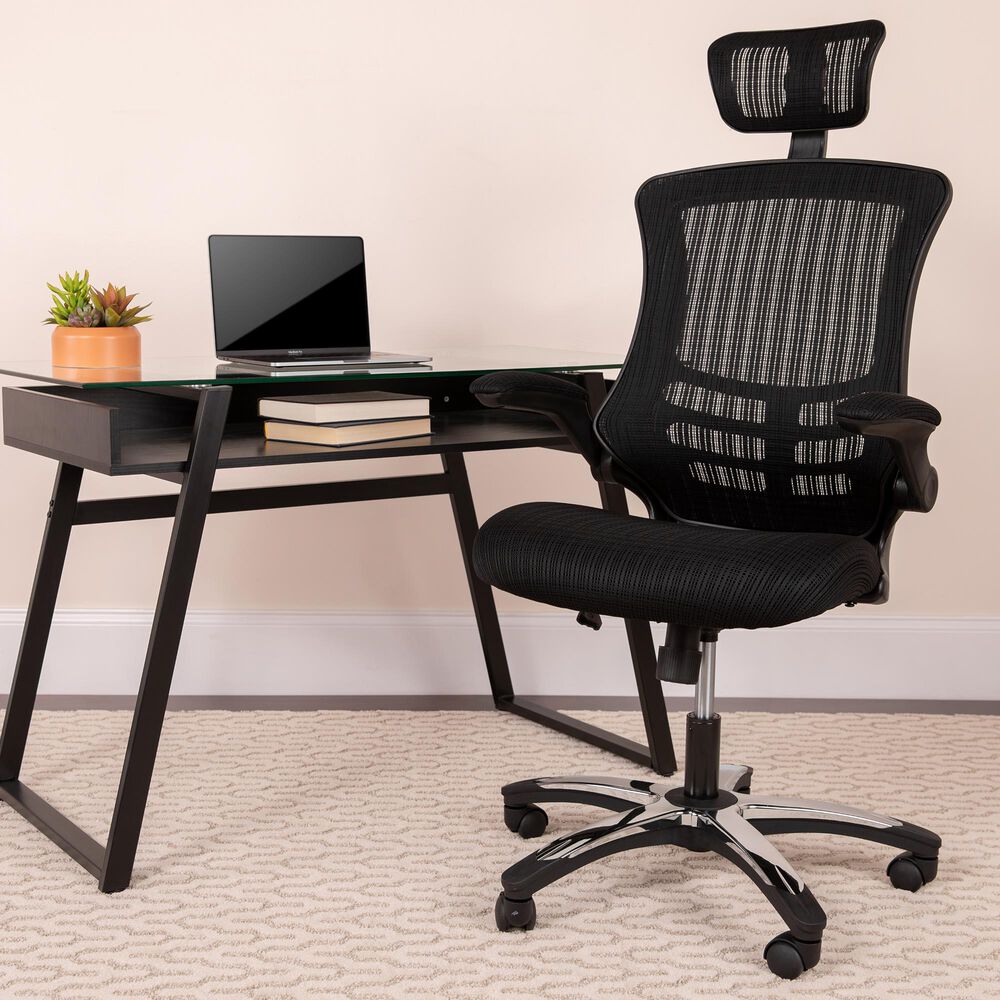 Flash Furniture Executive Swivel Chair in Black, , large
