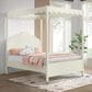 Forma & Co Olivia 5-Piece Full Canopy Bedroom Set in French White, , large