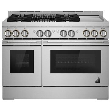 Jenn-Air 48" Gas Professional Range with Infused Griddle and Infrared Grill in Stainless Steel, , large