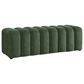 Coaster Summer Upholstered Channel Accent Bench in Green, , large