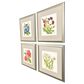 Paragon 18" Square Fleur Melange III Wall Art in Green (Set of 4), , large