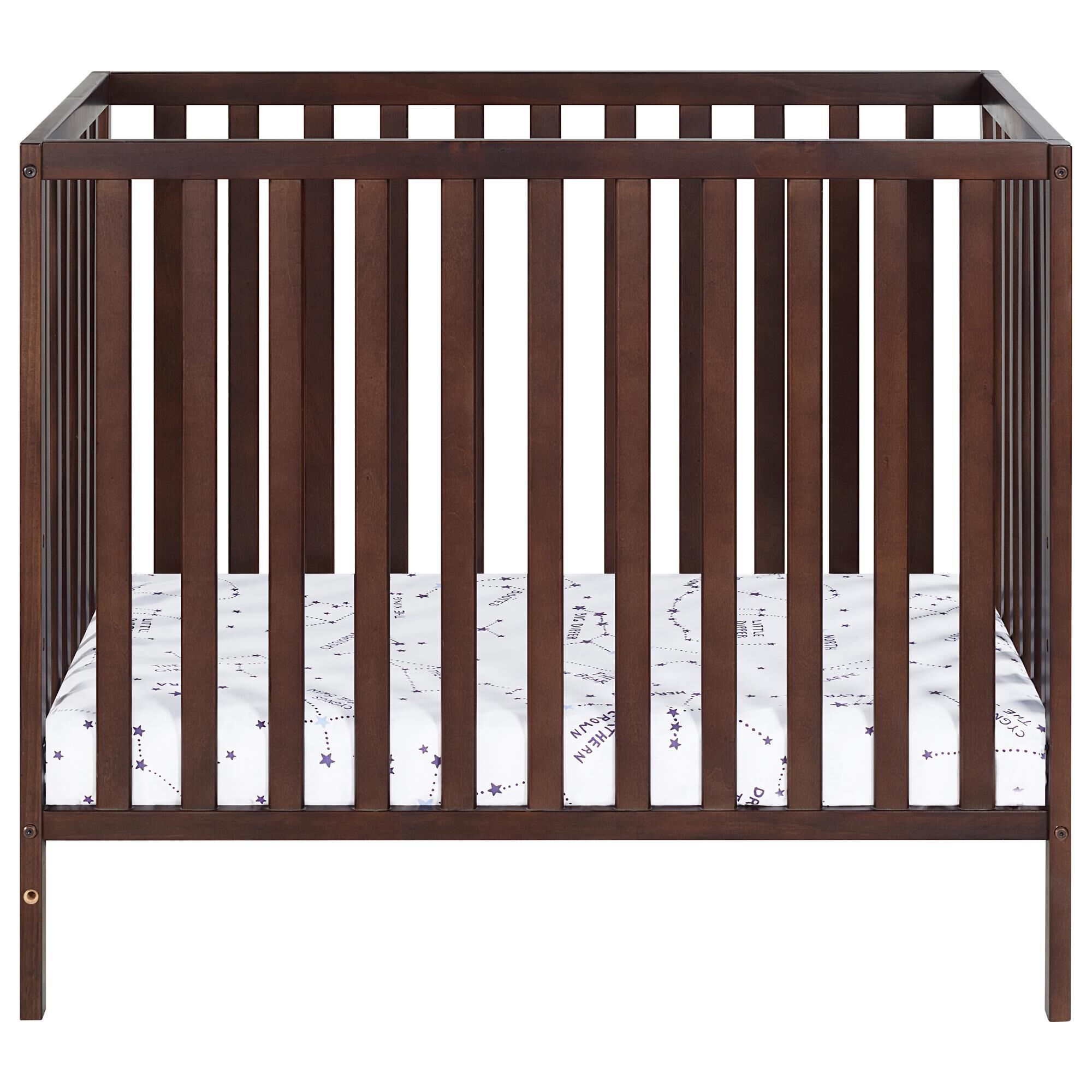 Espresso color crib best sale