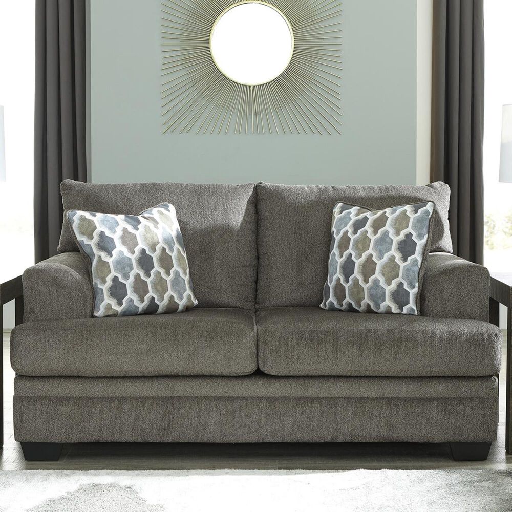 Signature Design by Ashley Dorsten Loveseat in Slate, , large