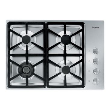 Miele 30" Stainless Steel Gas Cooktop, , large
