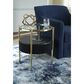 Ashley Nedman Accent End Table with Speaker in Black and Gold, , large