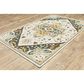 Oriental Weavers Alfresco Medallion 28407 10" x 13" Ivory Area Rug, , large