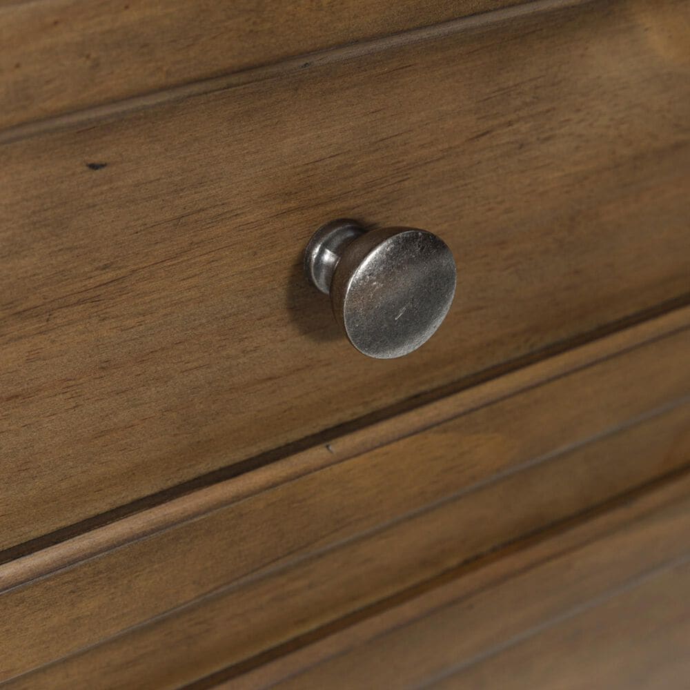 Ashley Feddinger 5 Drawer Chest in Chestnut Brown, , large