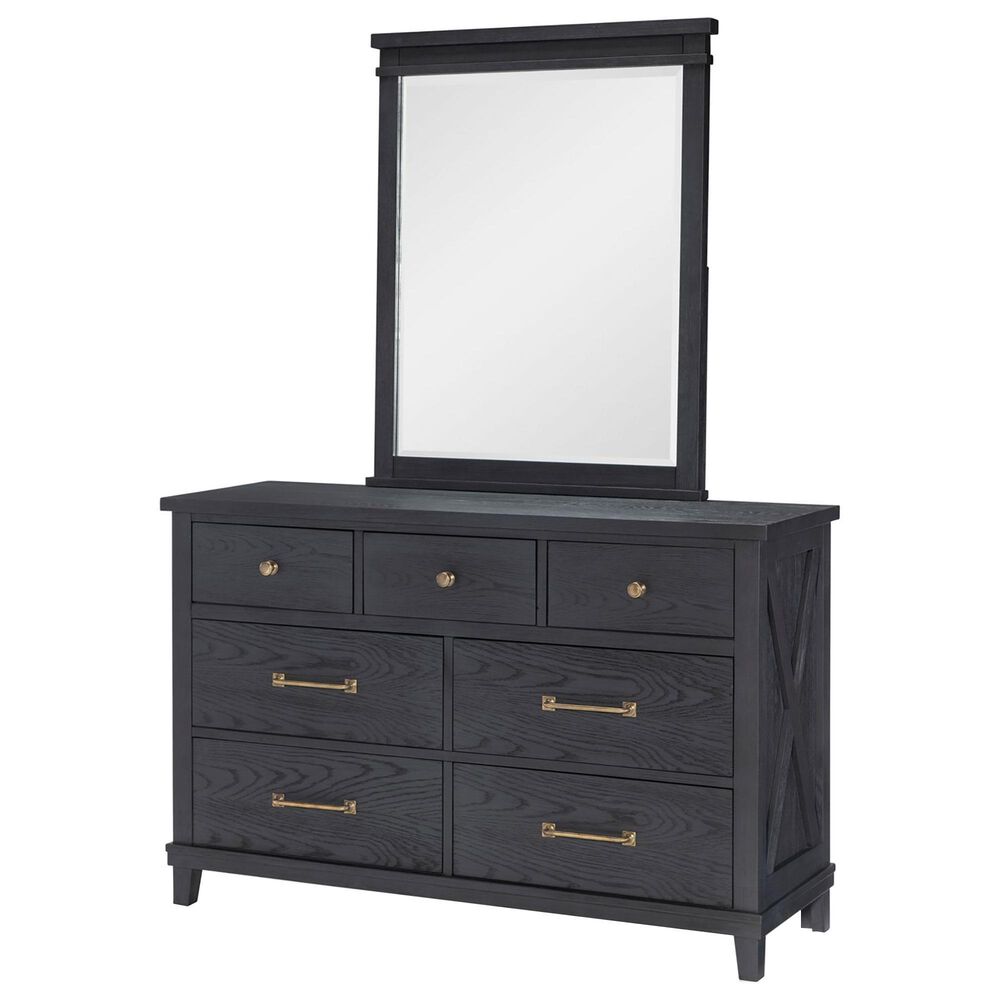Legacy Classic Flatiron 5-Piece Twin Trundle Bedroom Set in Midnight, , large