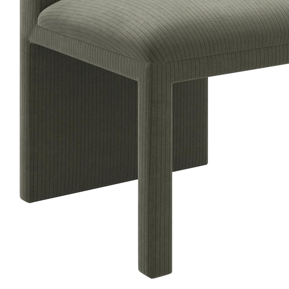 Caracole Classic Precipice Side Chair in Velvet Eucalyptus, , large