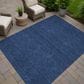 Dalyn Rug Company Soft Essentials Solid Navy 5" x 7"6" Area Rug, , large