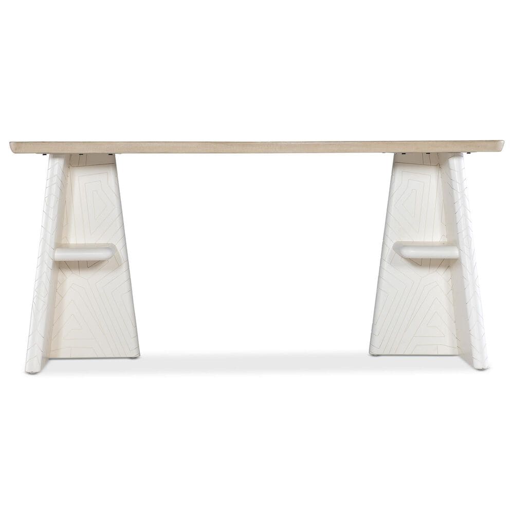 Hooker Furniture Commerce and Market Effie Writing Table in Creamy White and Beige, , large
