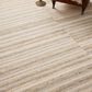 Chris Loves Julia x Loloi Chris 8"6" x 11"6" Ivory and Clay Area Rug, , large