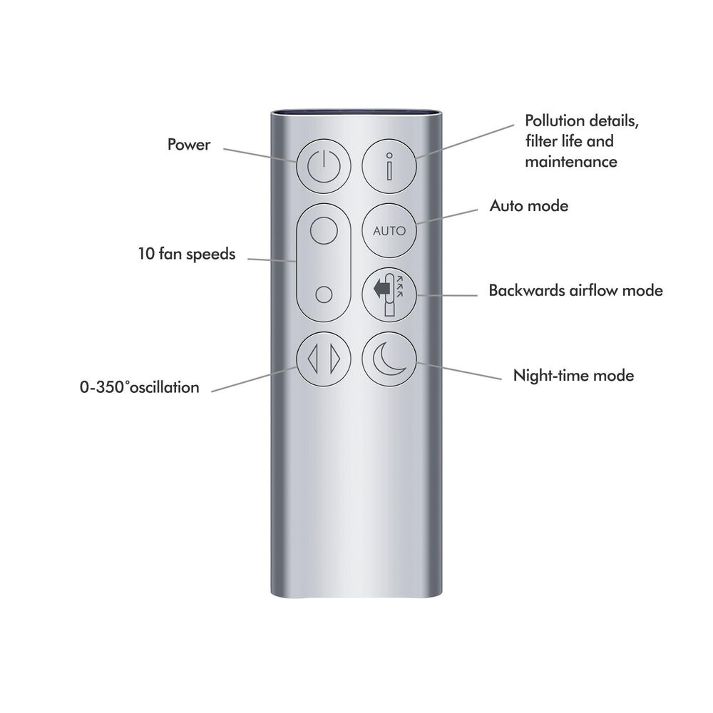 Dyson Purifier Cool Tp07 Fan In White Silver Nebraska Furniture Mart