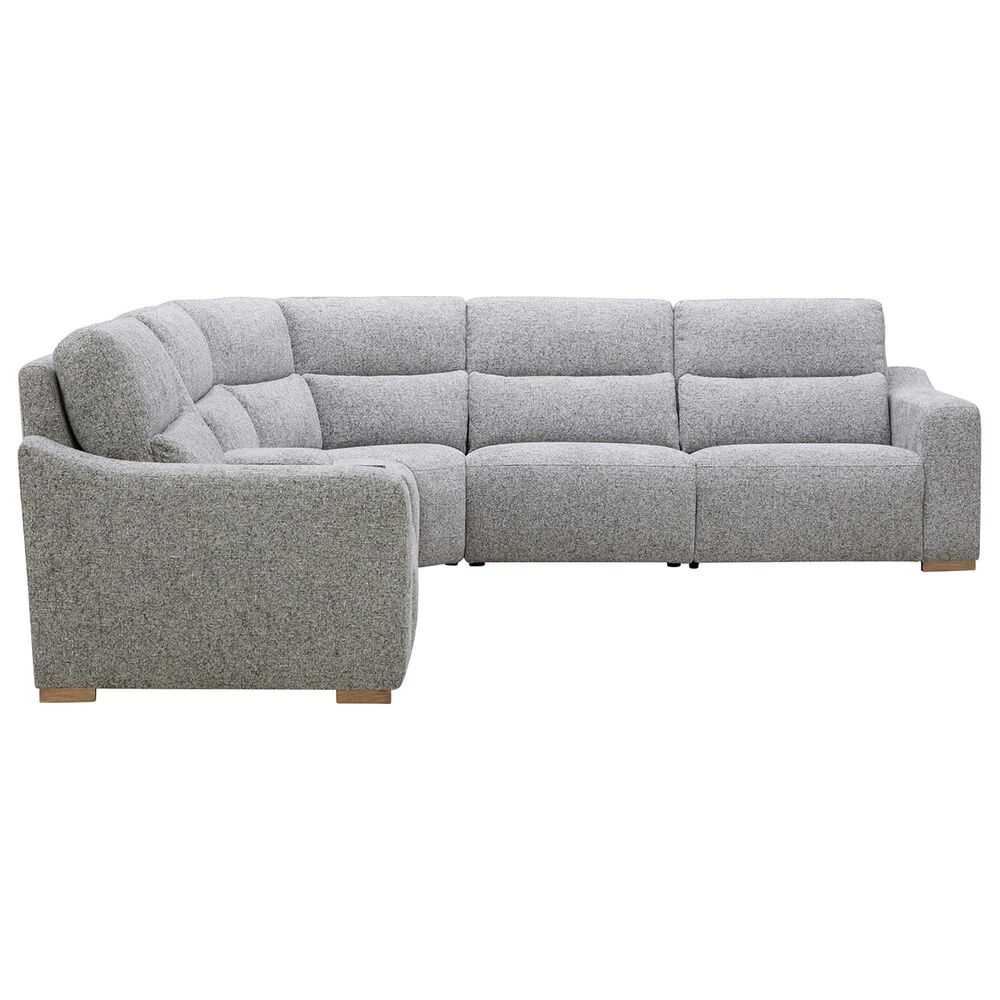 Interlochen 6-Piece Leather Reclining Sectional with Power Headrests, , large