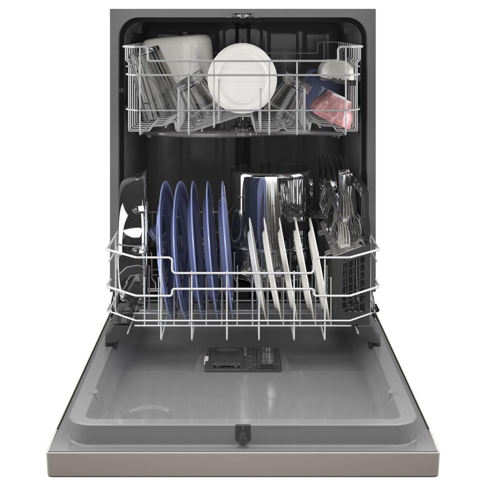 GE Appliances 24&quot; Built-In Integrated Handle Dishwasher with Front Control and 52 dBA in Slate, , large