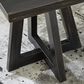Ashley Galliden Square End Table in Aged Black, , large