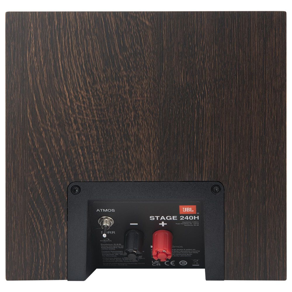 JBL Stage 2 4.5&quot; 2-Way Loudspeaker in Espresso &#40;Set of 2&#41;, , large