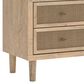 Ashley Cielden 72" XL TV Stand in Oak and Beige, , large