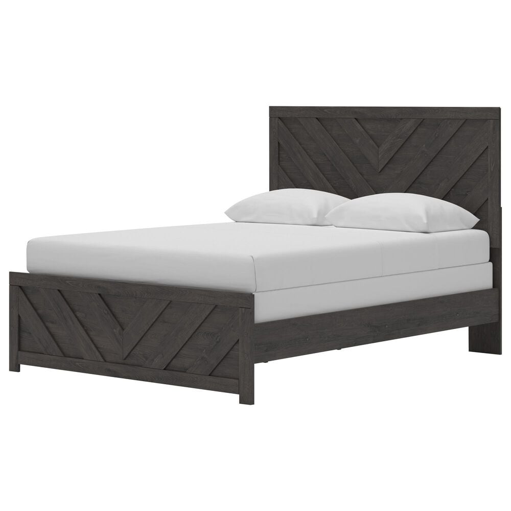 Ashley Prendonea 4-Piece Queen Bedroom Set in Dark Charcoal, , large