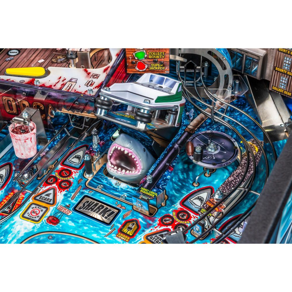 Stern Pinball Jaws Pro Premium Edition Pinball Machine, , large