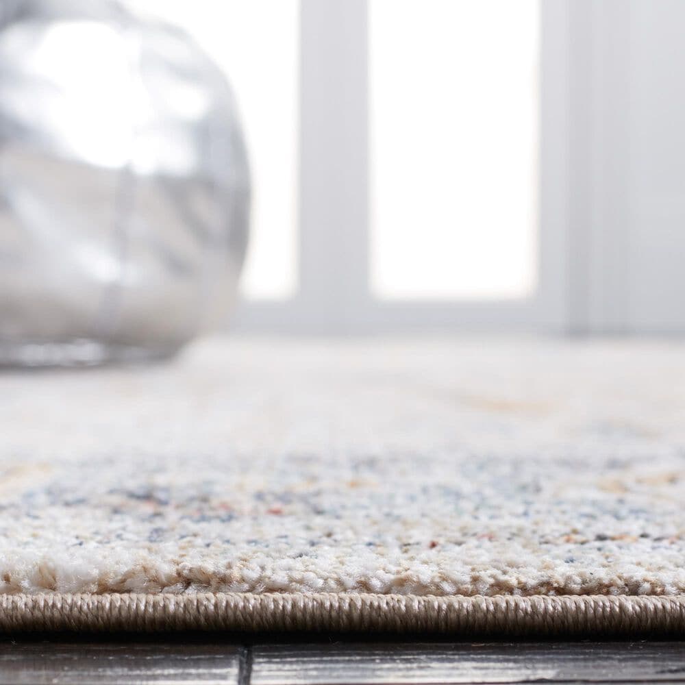Safavieh Jasmine JSM343A 5&#39;3&quot; x 7&#39;7&quot; Ivory and Blue Area Rug, , large