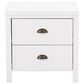 CorLiving Boston Nightstand in White, , large