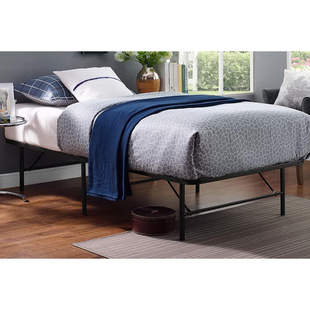 Modway Horizon Platform Twin Bed Frame in Brown, , large