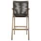 Armen Living Brielle Patio Counter Height Bar Stool in Charcoal, , large