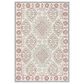 Safavieh Micro-Loop 4" x 6" Ivory and Red Area Rug, , large
