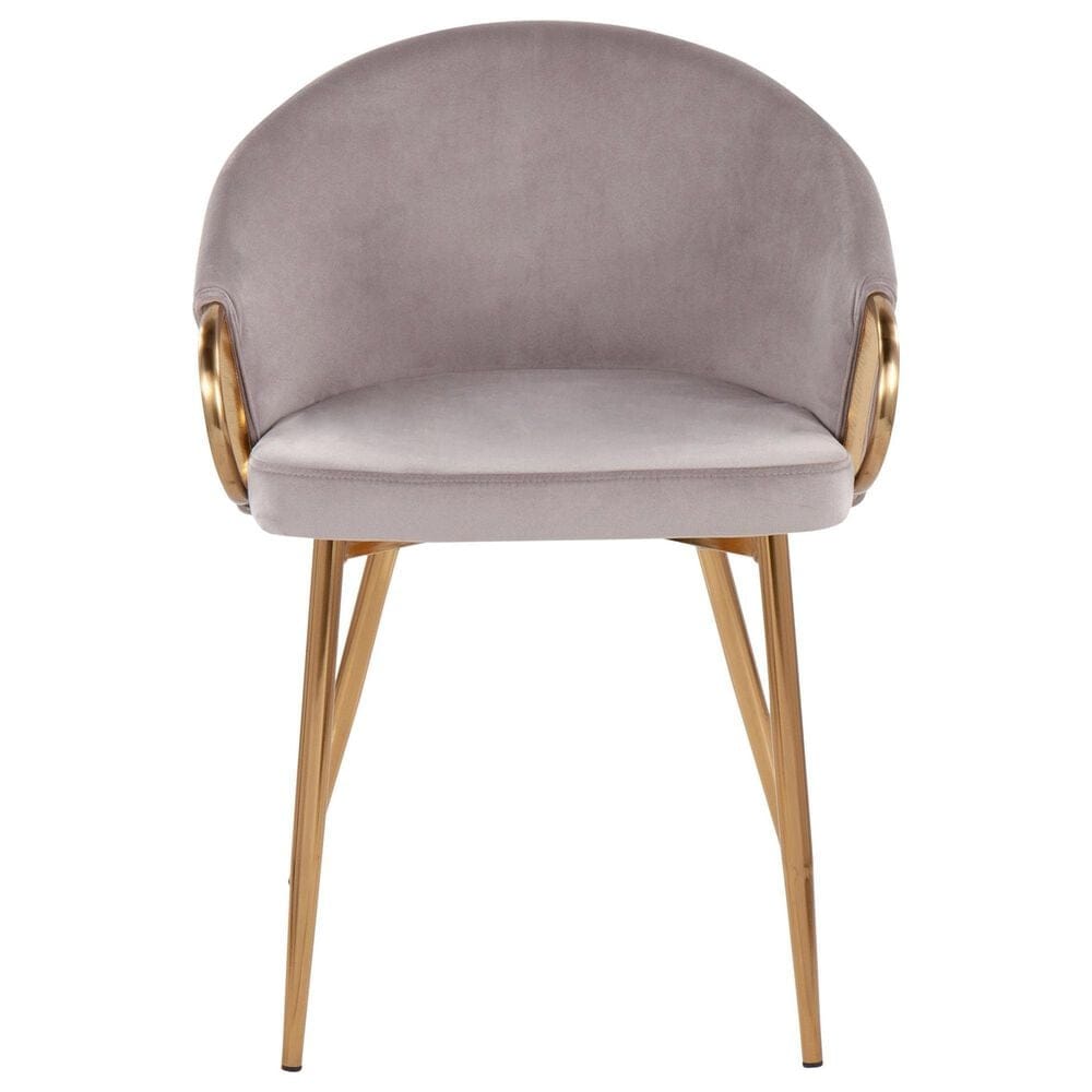 LumiSource Claire Accent Chair in Silver, , large