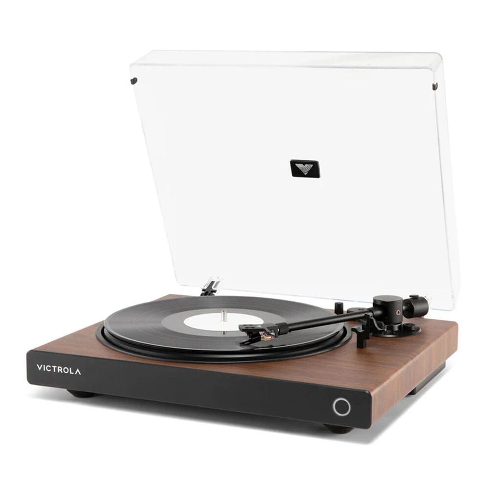 Victrola Wave Bluetooth Turntable with Auracast in Walnut, , large